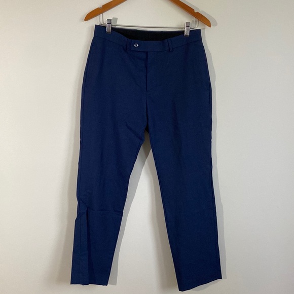 Calvin Klein Slim Fit Pants SIZE 32W x 30L Color BLUE - Picture 4 of 8